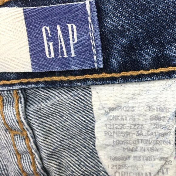 Gap Women's Jeans Original Fit Straight Leg Cotton Denim size 8 length 28" - Picture 7 of 11